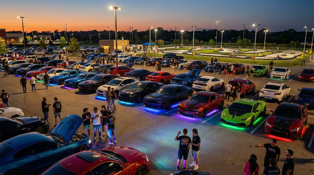 网红车友聚会视频