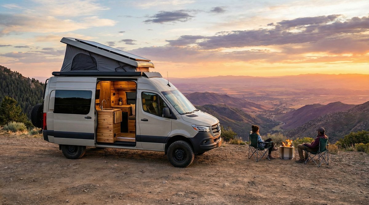 网红旅行车视频